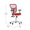 Flash Furniture Red Mesh Multifunction Chair - Roller Wheels HL-0001-WH-RED-RLB-GG - alternate 5